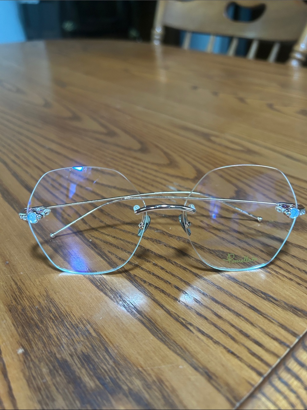 Pomellato Gold RX Eyeglasses with Red Case